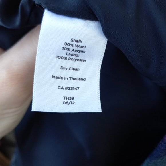 Tartan Plaid Wool Skirt Preppy Dark Academia Grunge Old Money Clueless 6P - Picture 11 of 12